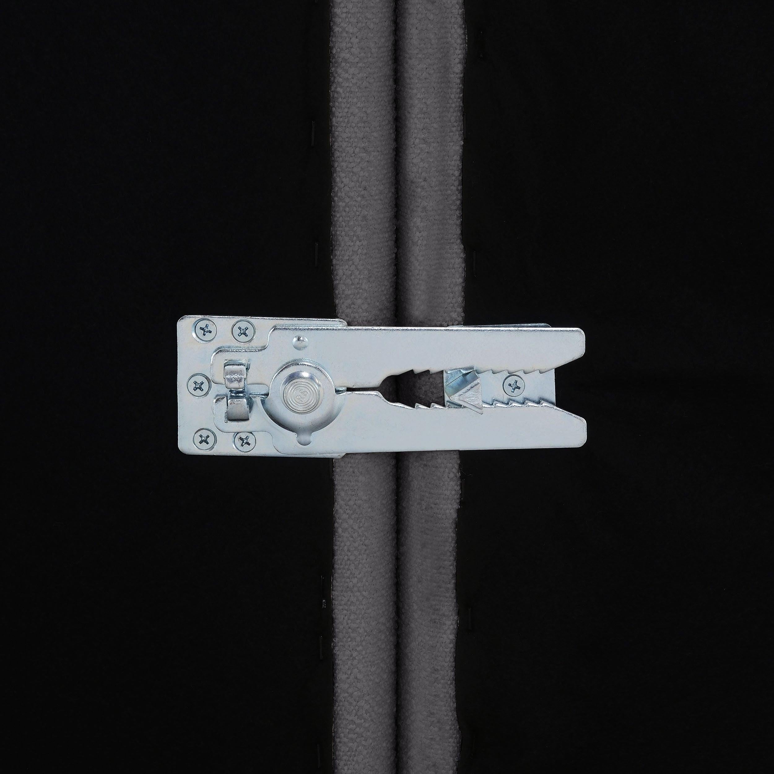 Segoura Grey Upholstered Sectional Sofa - 5-Piece Design.