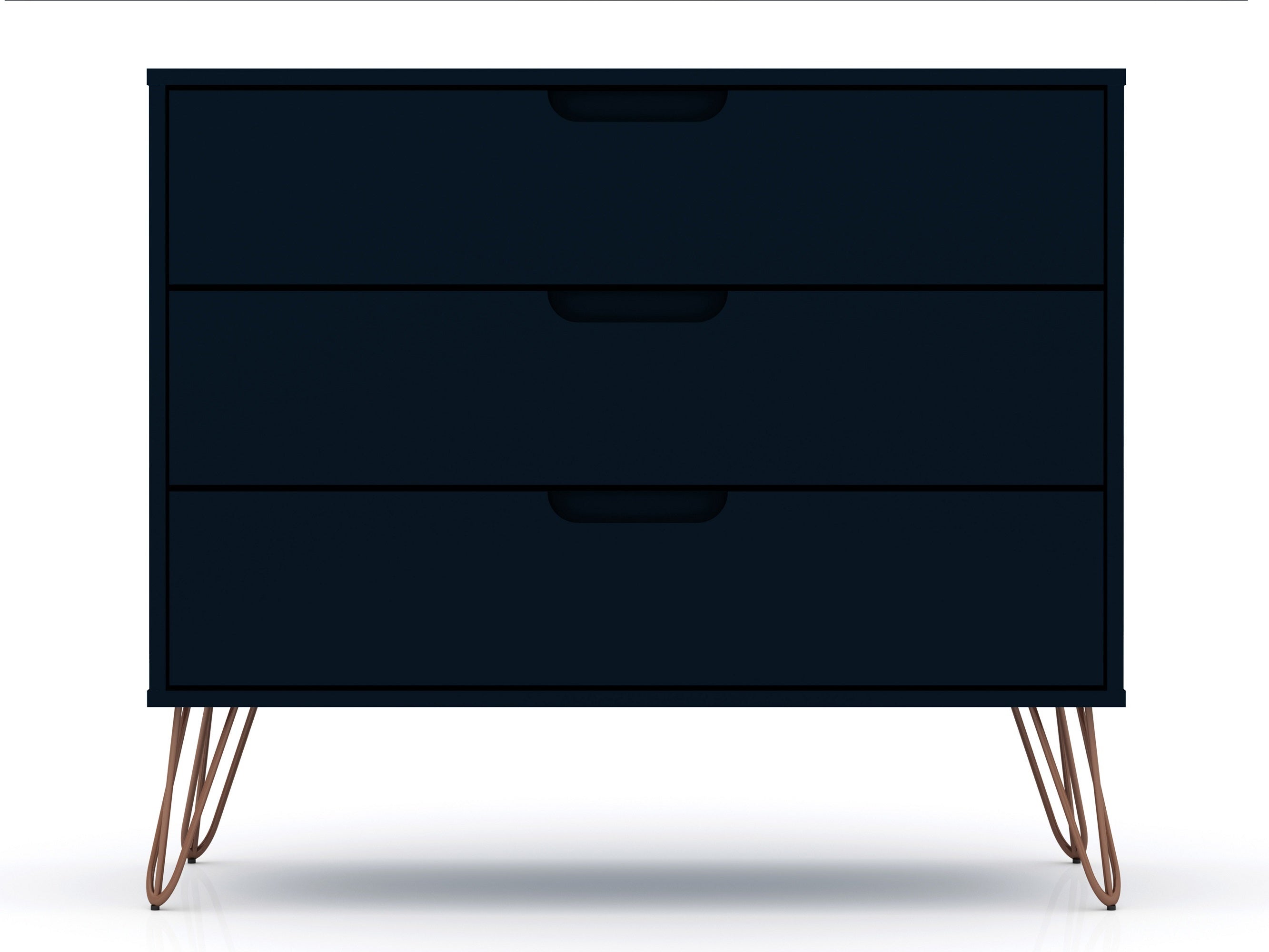 Rockefeller 35' Dresser in Midnight Blue (3-Drawer)