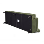 Alana Lawson Olive Green Velvet Sofa for Living Room.