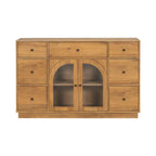 Natural Wood Storage Cabinet for Living Room and Dining.