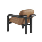 Modern Faux Leather Accent Chair for Living Room.