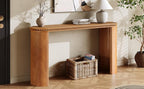 Vintage Beaded Console Table with Reversible Curved Legs.