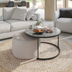 Nest Ease Round Coffee Table Set