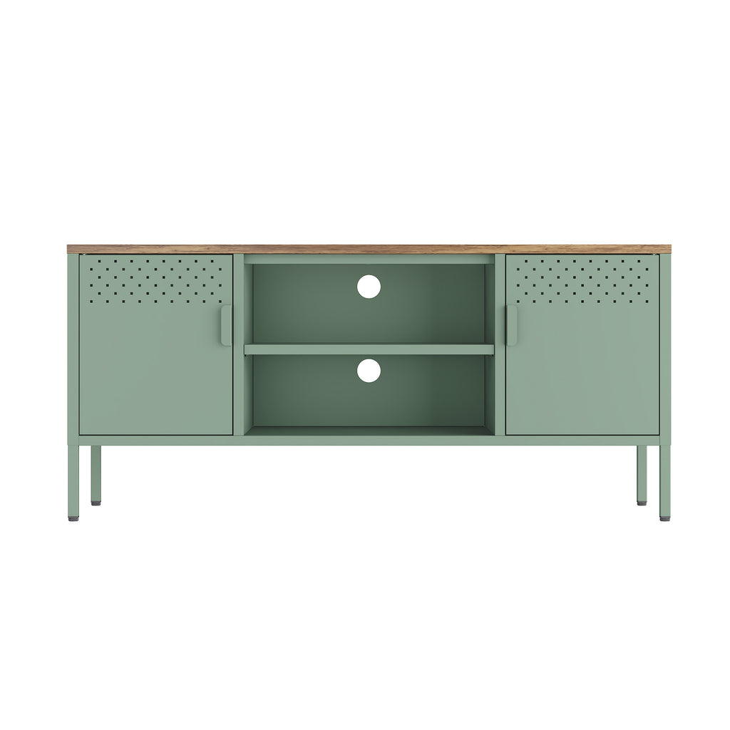 Landen 47' Metal Storage Cabinet in Sage Green
