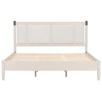 Solid Wood King Bed with Heavy Duty Support.