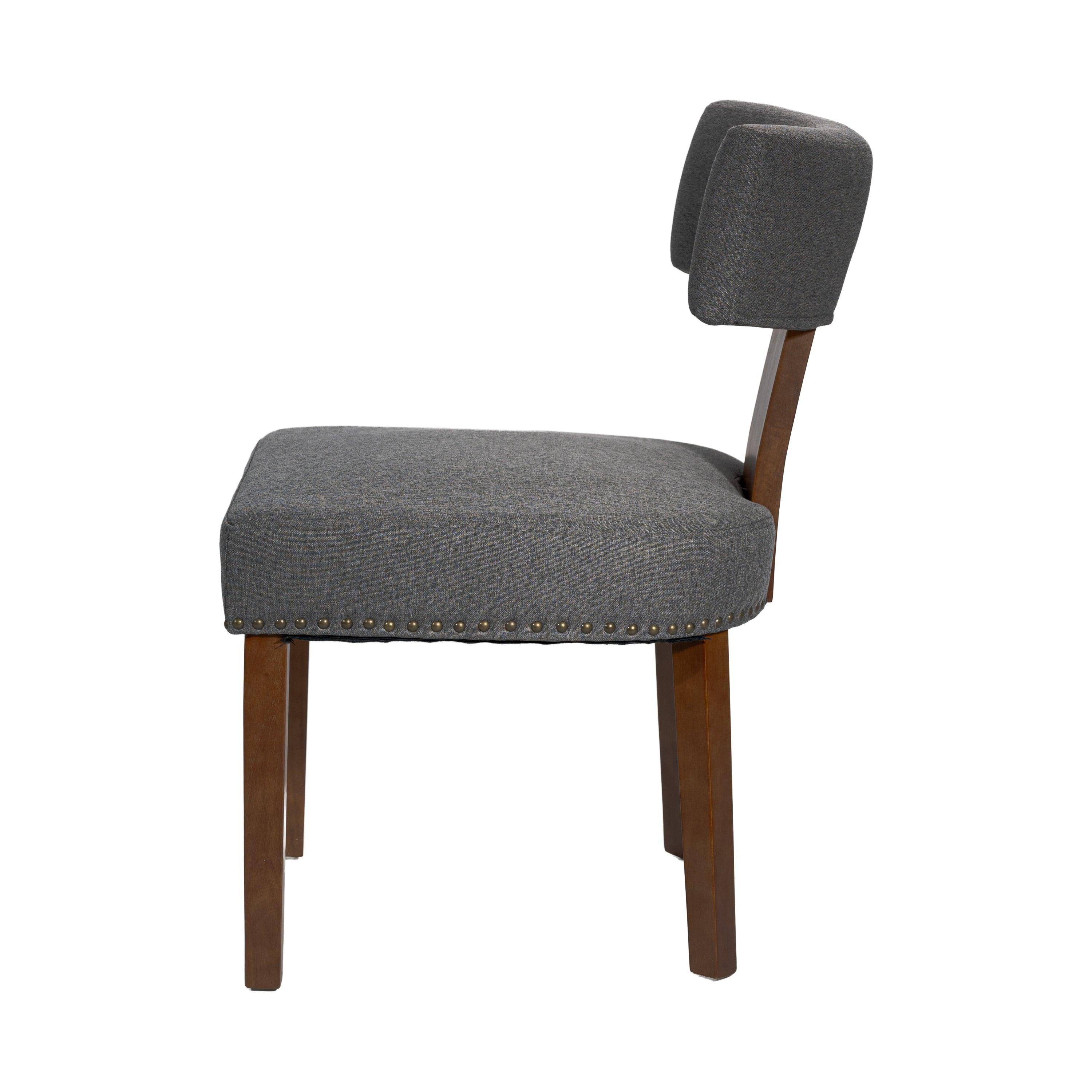 Farmhouse Dining Chairs Set of 2 - Mid-Century Modern Design.