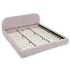 King Size Upholstered Bed Frame - Modern Minimalist Design.
