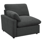 Hollander Dark Grey Modular Power Reclining Sectional.