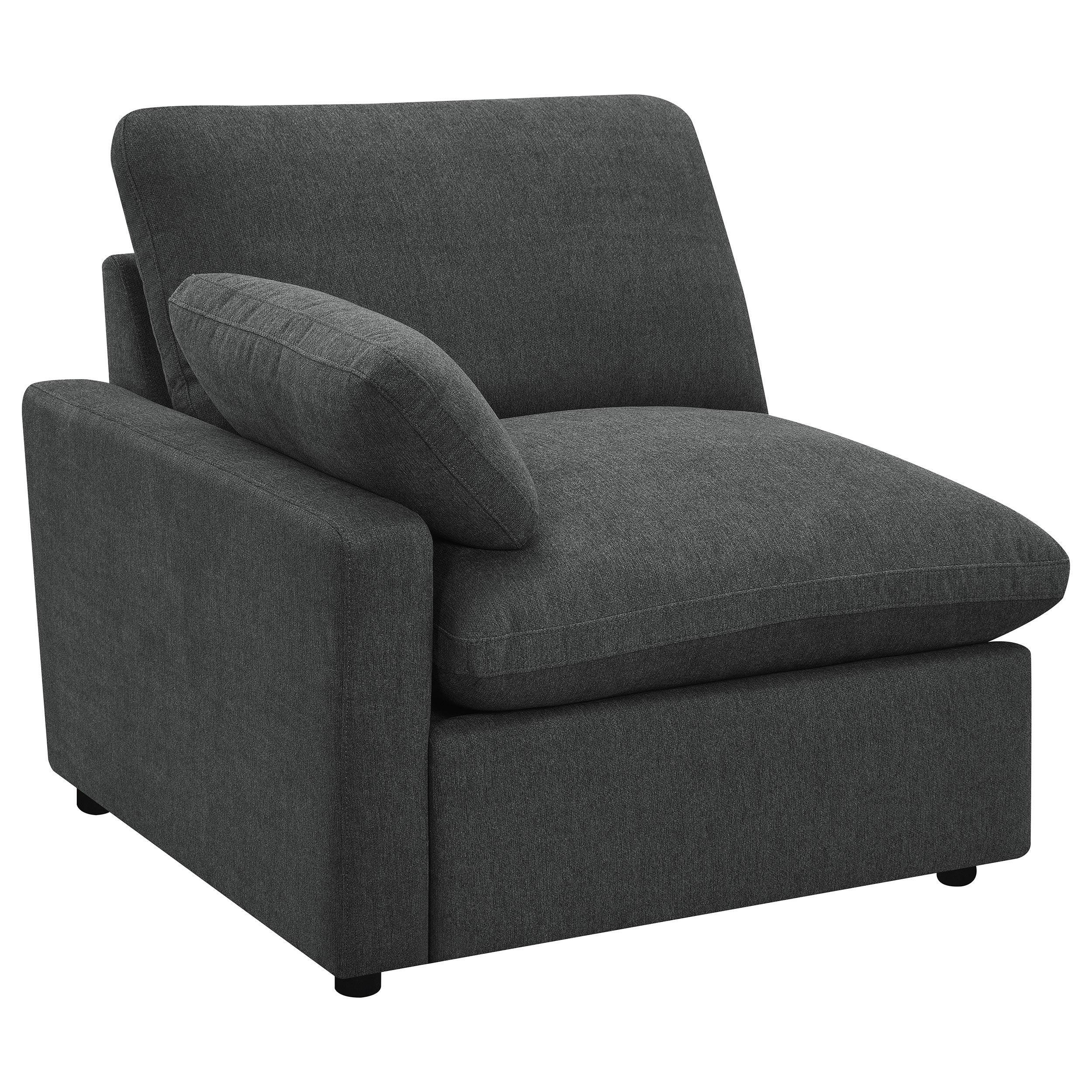 Hollander Dark Grey Modular Power Reclining Sectional.