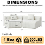 Chenille Curved Sectional Sofa - Versatile Comfort Design.