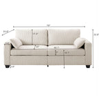 Removable Cover Loveseat Sofa for Small Spaces.