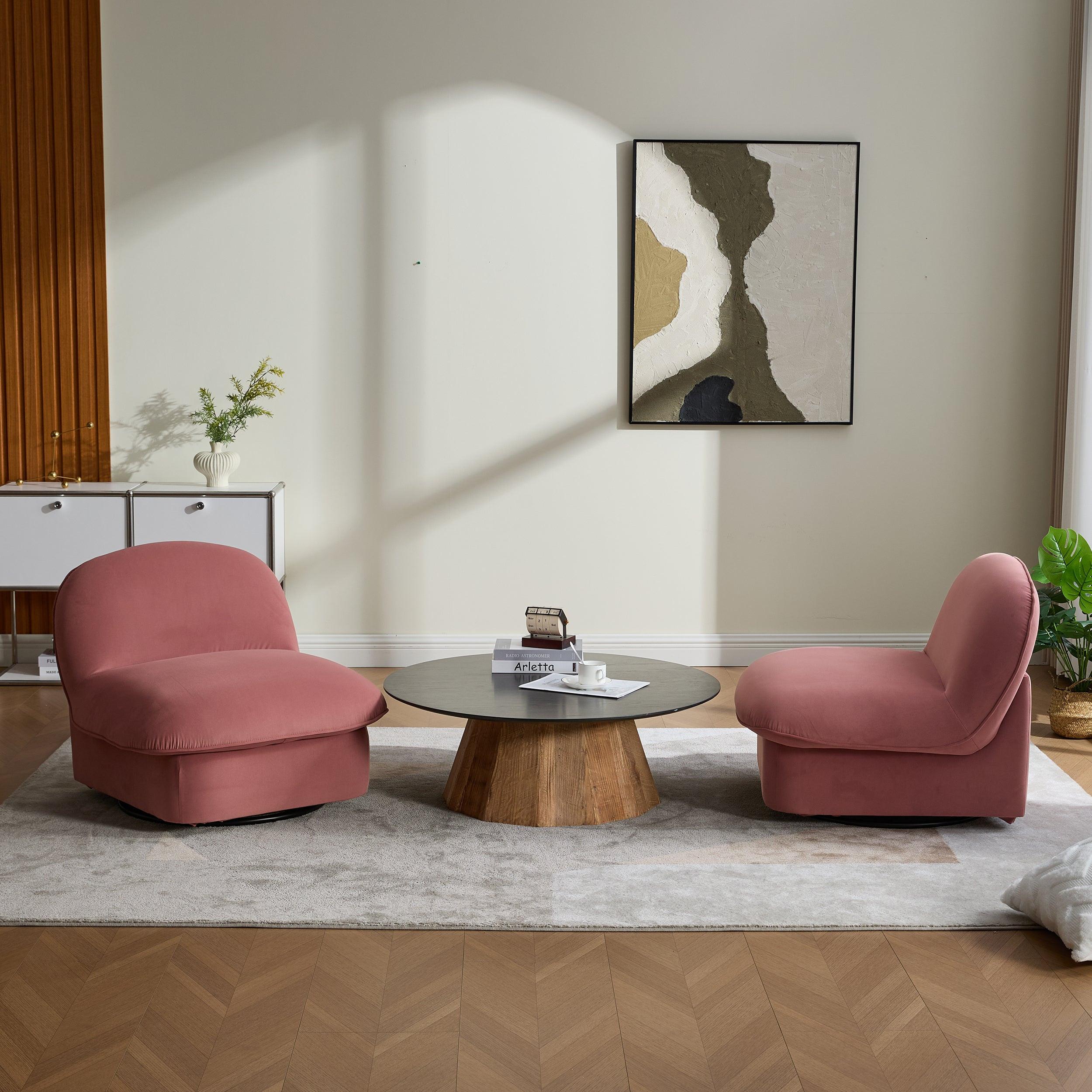 Coral Swivel Accent Chair for Living Room and Office.