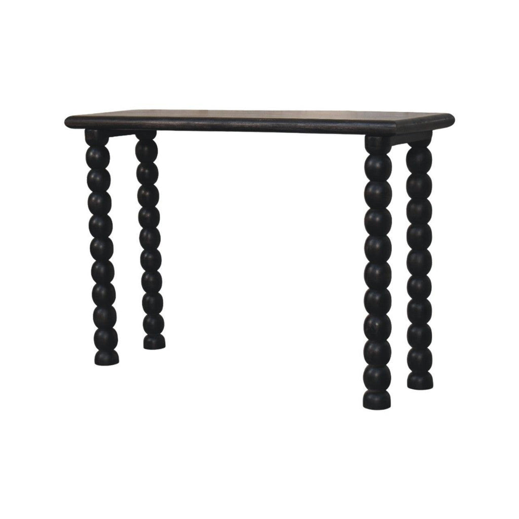 Artisan Furniture Solid Wood Console Table - Black Mango.