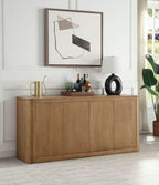 Shop Zoey Oak Server with Doors & Shelves.