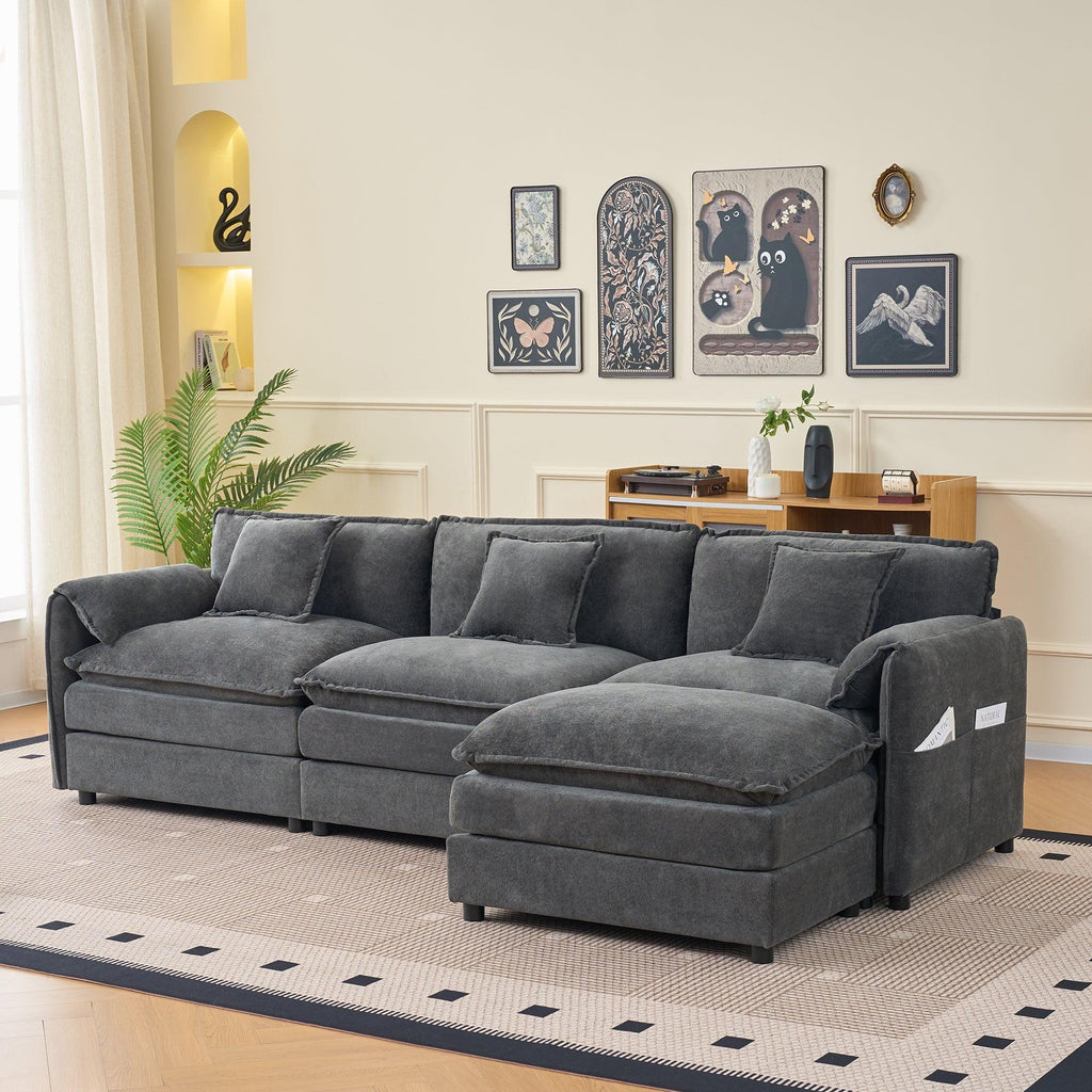 Modular Sectional Sofa - Versatile L Shaped Couch Set.