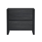 Linda 24' Nightstand in Charcoal Gray (2-Drawer)