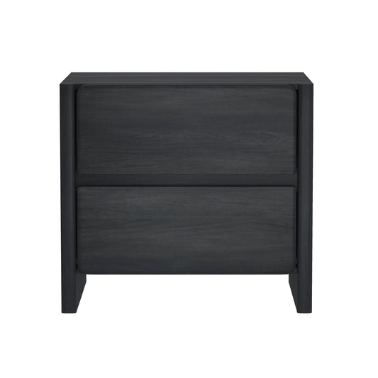 Linda 24' Nightstand in Charcoal Gray (2-Drawer)