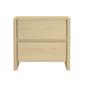 Linda 24' Nightstand in Natural Oak (2-Drawer)