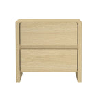 Linda 24' Nightstand in Natural Oak (2-Drawer)