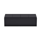 Top-down view of the Viennese 62' Sideboard in black, showcasing its flat, modern surface. Suitable for 60" TVs or decorative items.