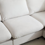 99-Inch 3-Piece Modular Sectional Sofa for Optimal Comfort.