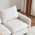 99-Inch 3-Piece Modular Sectional Sofa for Optimal Comfort.