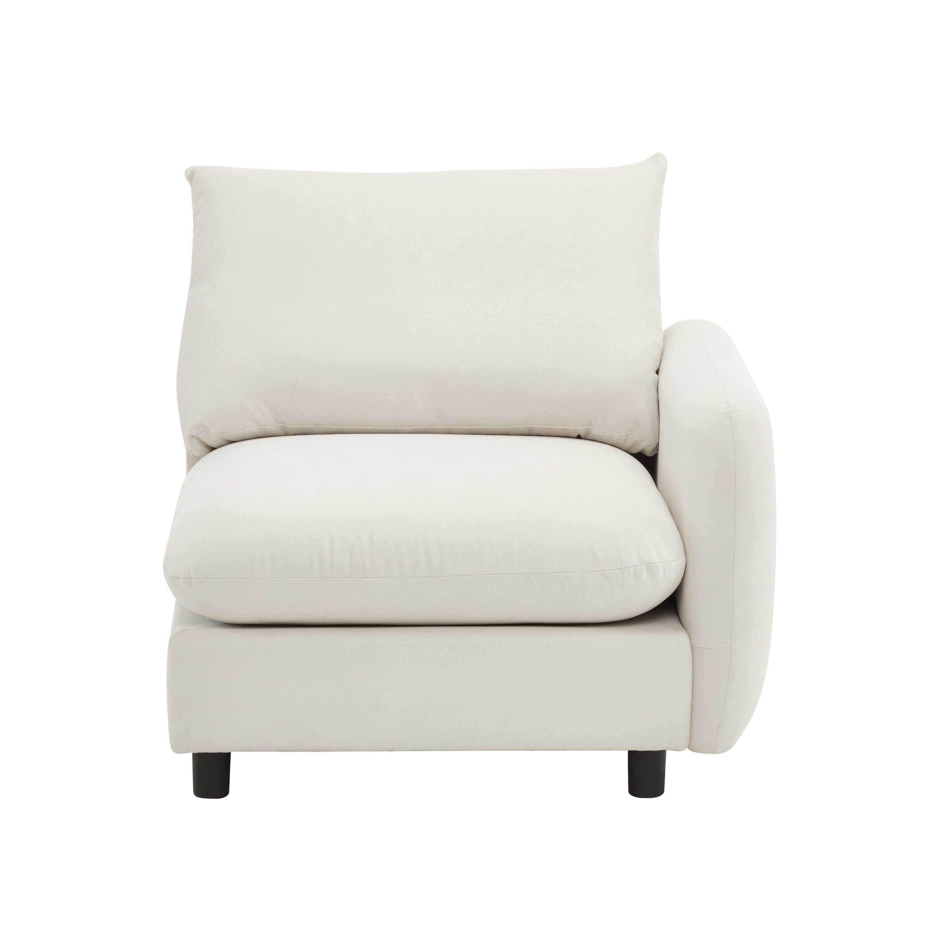 99-Inch 3-Piece Modular Sectional Sofa for Optimal Comfort.