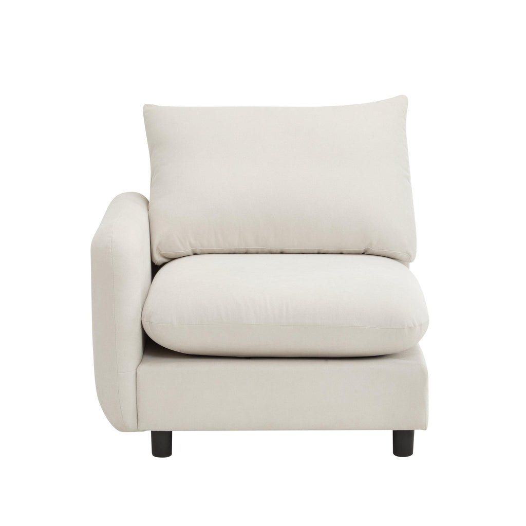 99-Inch 3-Piece Modular Sectional Sofa for Optimal Comfort.
