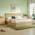 King Size Lift Up Storage Bed Frame with Hydraulic Storage.