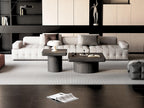 Modern Wood Nesting Coffee Table Set for Versatile Spaces.