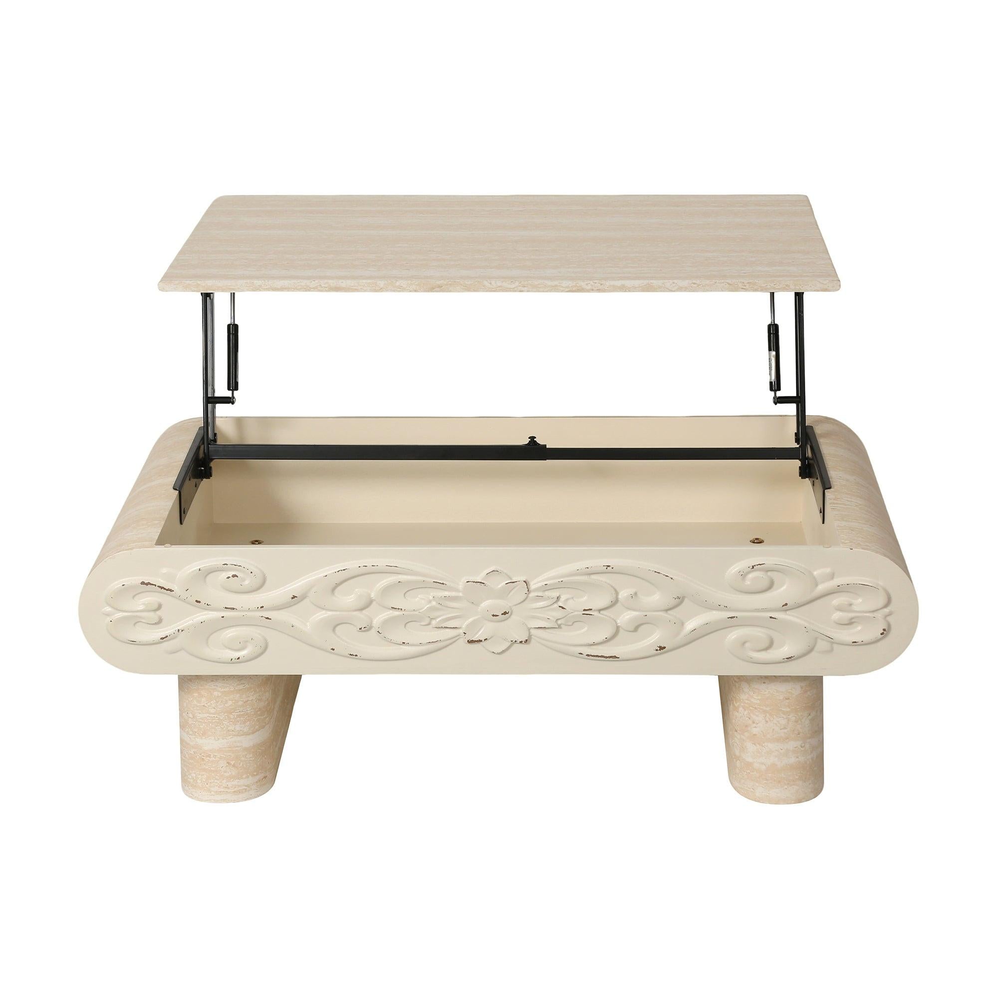 Lift Top Coffee Table with Storage for Modern Spaces.