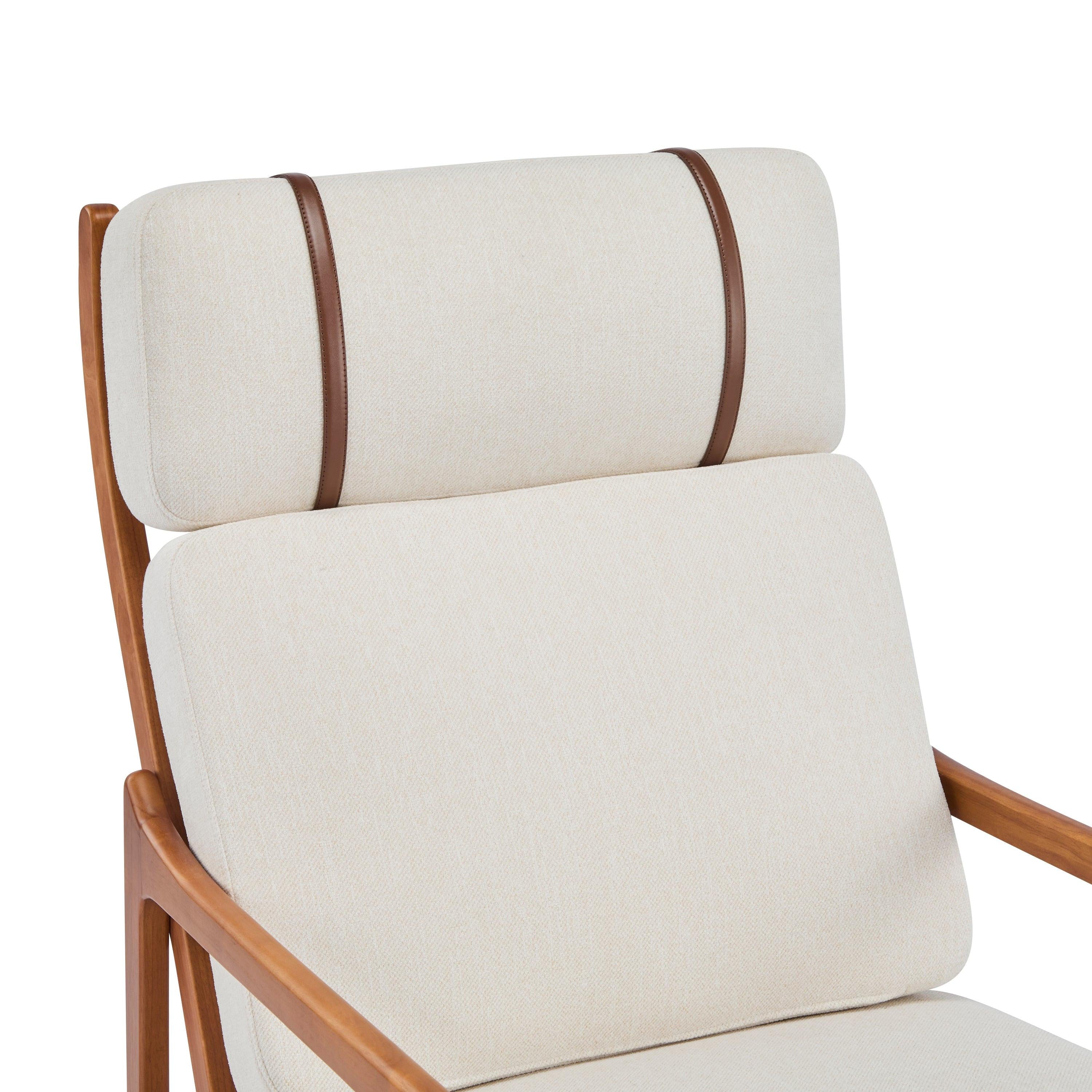 Mid Century Modern Accent Armchair for Living Room.