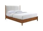 Walnut 3pc Bedroom Set with Full Bed and Nightstands.