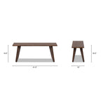 Capri red oak wood bench with dimensions: 41.5' wide, 14' deep, 18.5' high. Ideal for small dining spaces or extra seating.