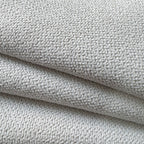 Close-up of the textured white upholstery fabric used in the 69 in. 2-Seats Modular Sectional Sofa Corner Chair Sofa Couch.