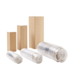 Packaging of Velvet Modular Sectional Sofa - L Shape, showing rolled and boxed components for convenient delivery.