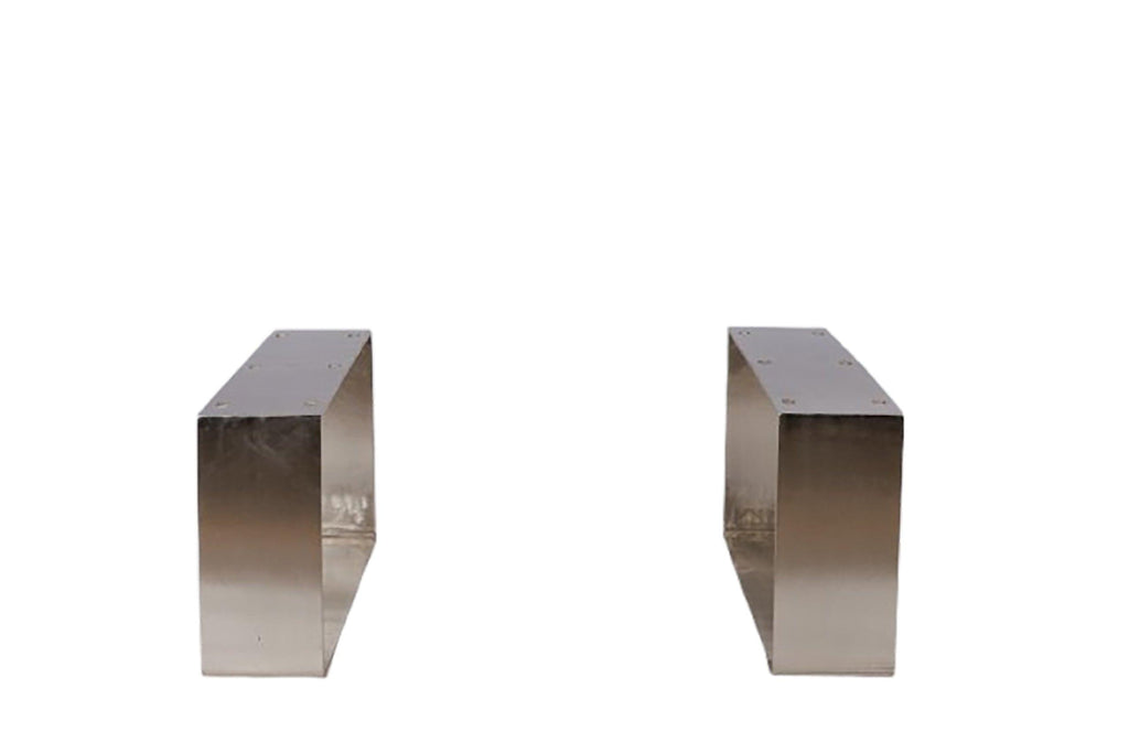 Large Coffee Table with Metal Legs - Minimalistic Design.
