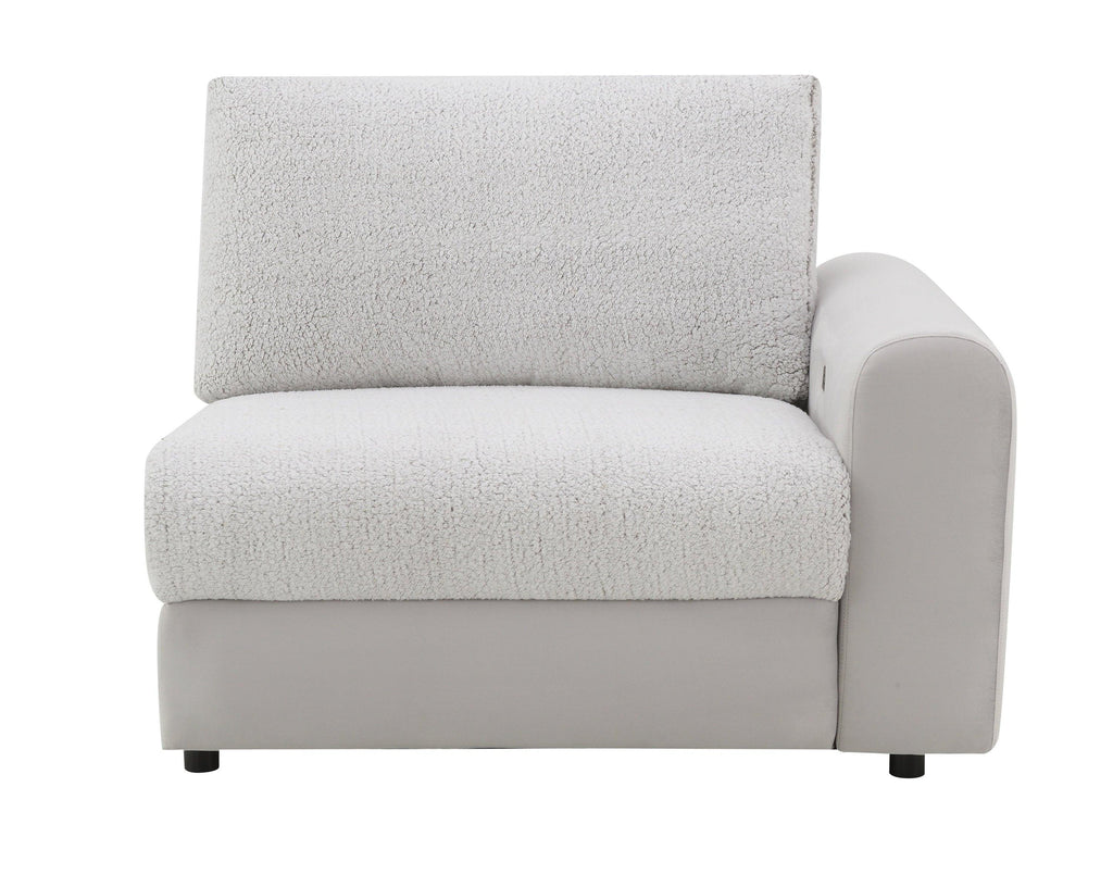 Tarrance Gray Power Recliner Sectional with Multifunction.