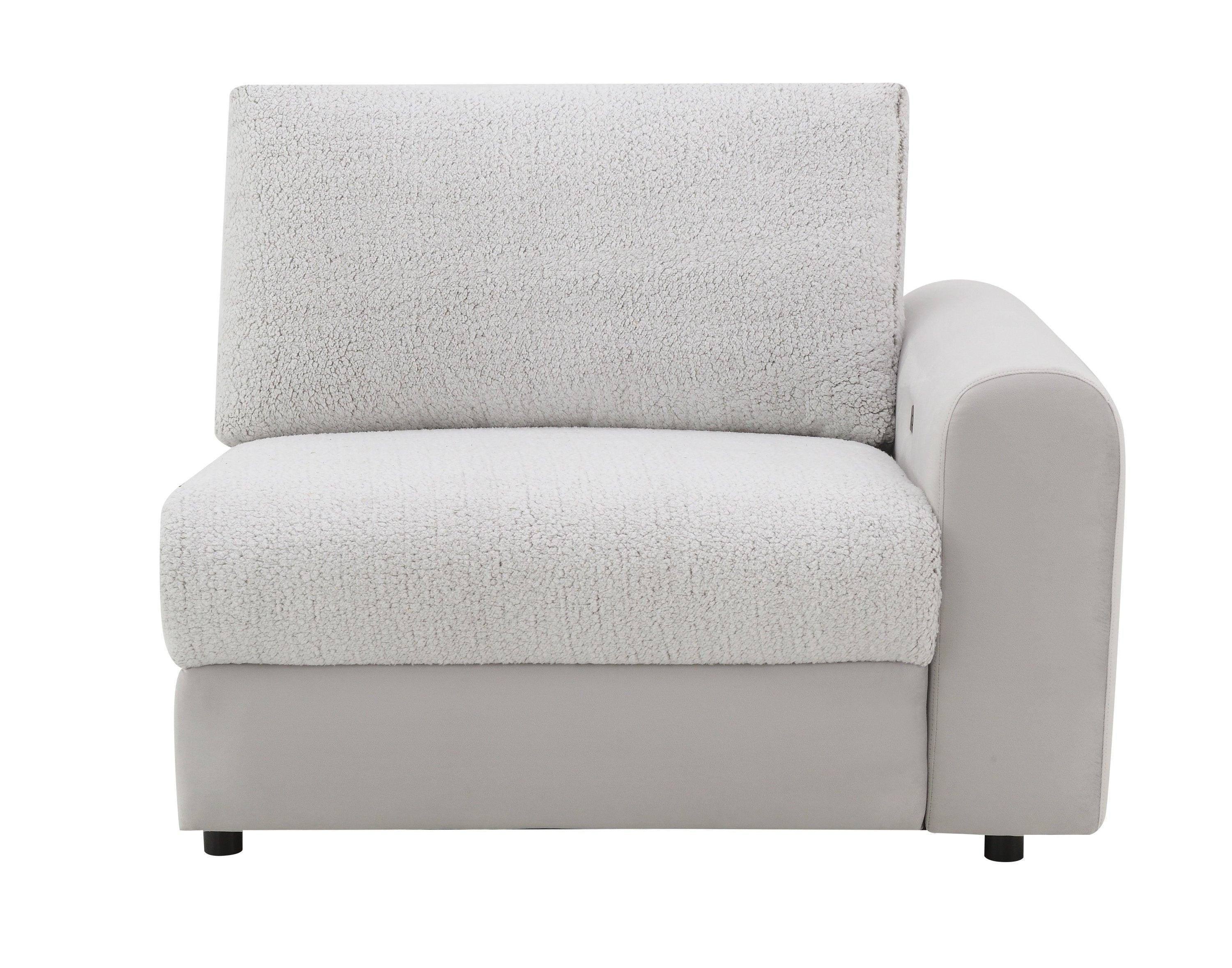 Tarrance Gray Power Recliner Sectional with Multifunction.