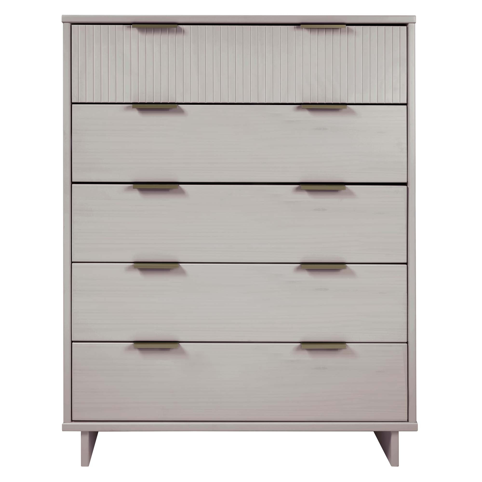 Granville 38' Chest in Light Gray (5-Drawer)