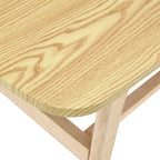 39 Inch Solid Wood Coffee Table with Double Layer Storage.