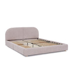 Queen Size Upholstered Bed Frame - Modern Minimalist Design.