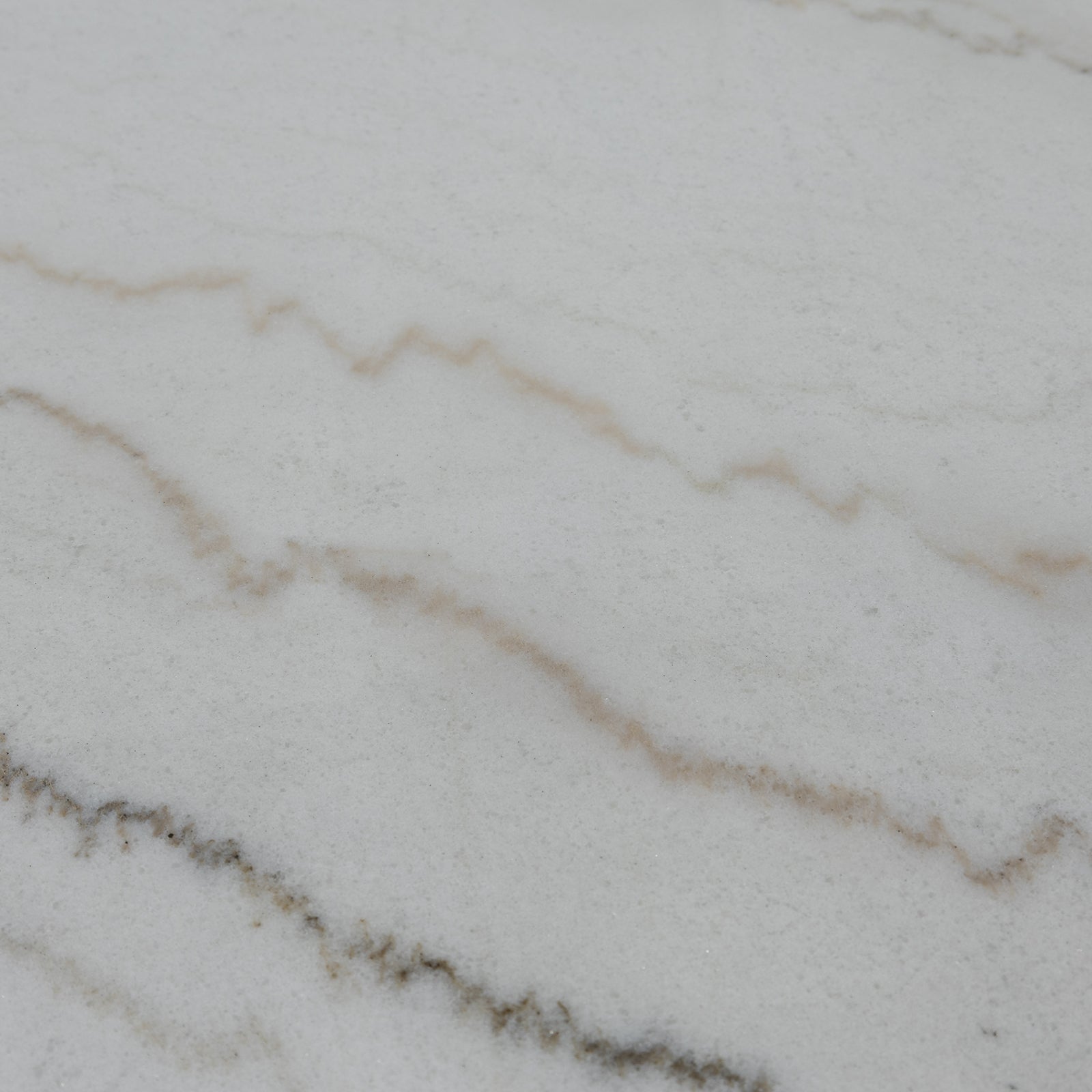 Close-up of the Jasmine Bar Table's grey marble top, highlighting natural veining and smooth surface ideal for elegant dining.
