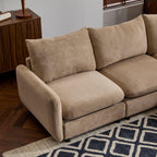 L Shaped Modular Sectional Sofa - Nomad 4-Piece Couch.