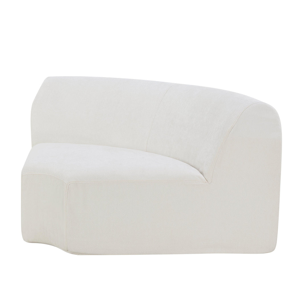 111' Modern Curved Sectional Sofa for Living Room Comfort.