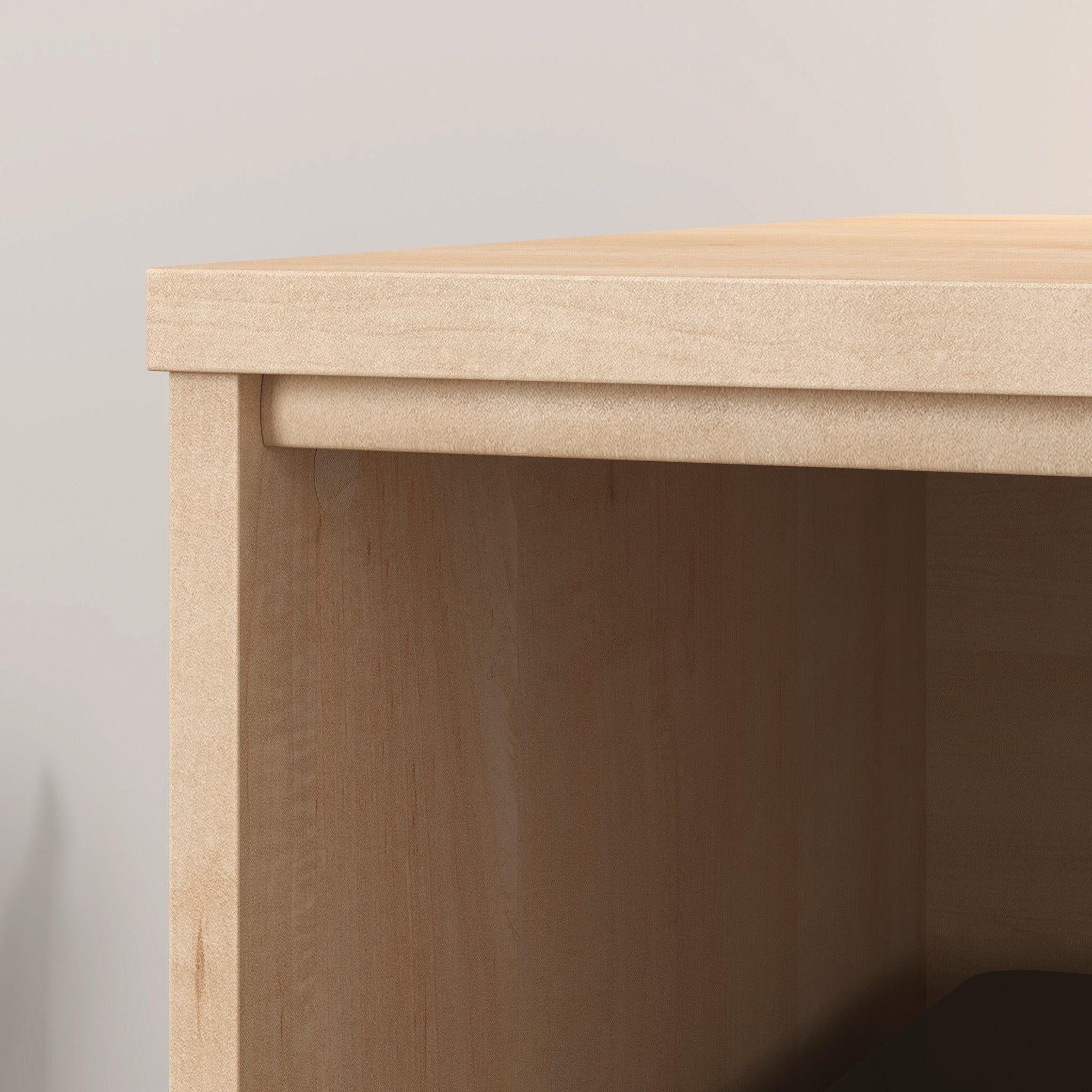 Credenza for TVs up to 46 inches with Concealed Storage.