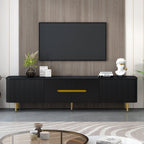 Minimalist TV Stand for 85 Inch TVs - Spacious Media Console.