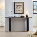 Modern Entryway Console Table with Unique Design.