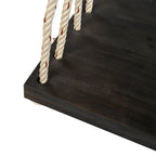 TOPMAX Wooden Swing Chair for Garden and Patio.