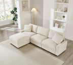 Modular Sectional Sofa with Storage for Living Room.